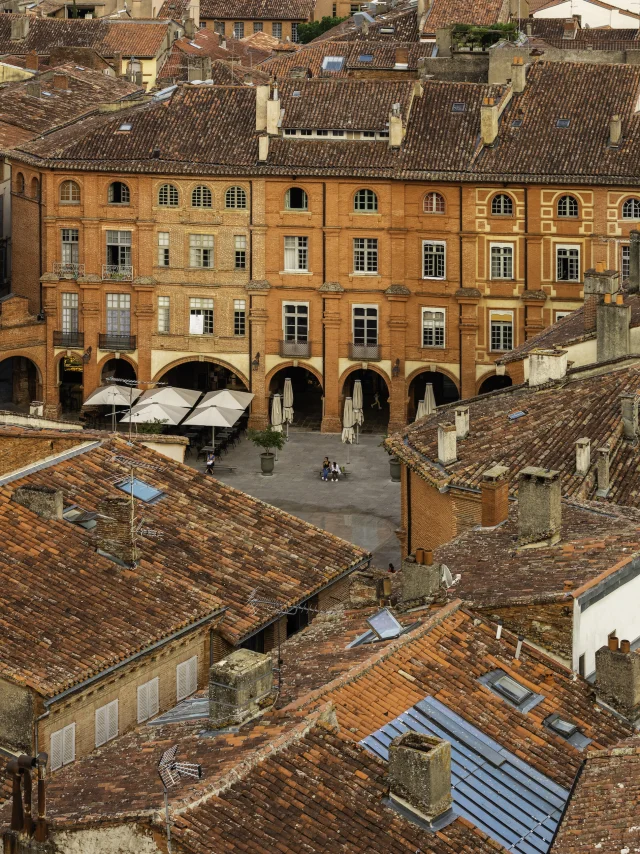 Europa, Francia, Occitanie, Midi-Pyrénées, Tarn-et-Garonne, Montauban, Place Nationale, // Europa, Francia, Occitanie, Midi-Pyrénées, Tarn-et-Garonne, Montauban, Place Nationale,