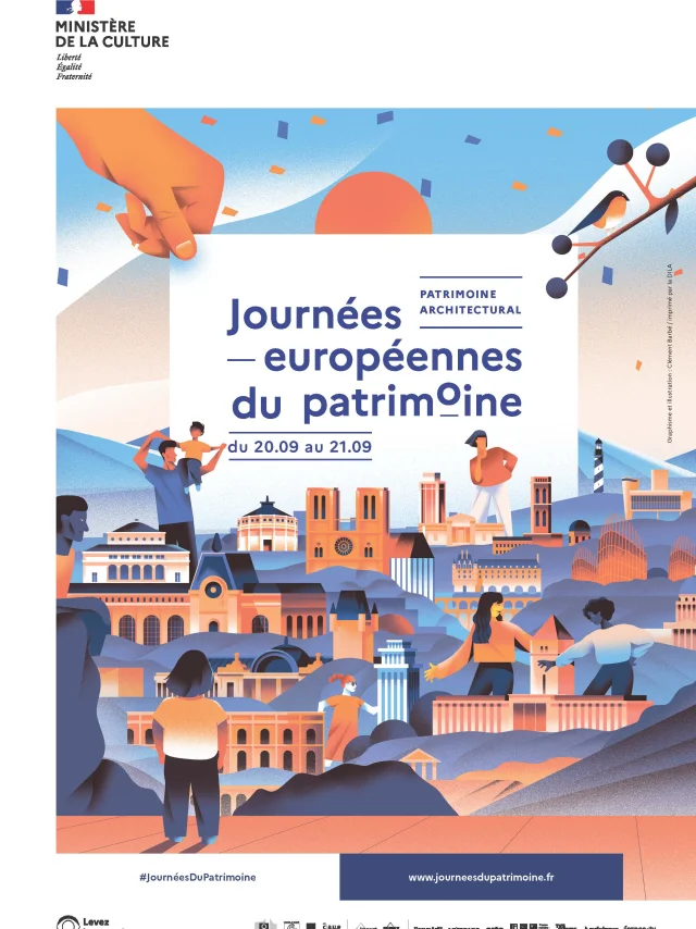 Poster for the 25th European Heritage Days by Clement Barbe